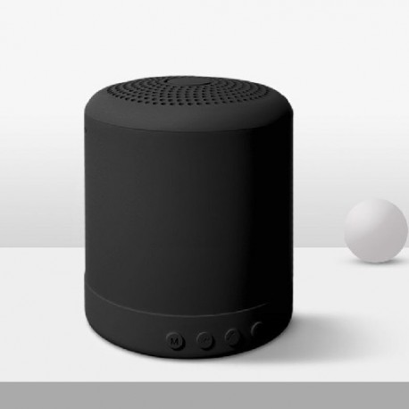 Fekete szín - Hordozható többszínű vezeték nélküli mélynyomó kis hangszóró A11 Macaron Mini Bluetooth hangszóró