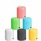 Fekete szín - Hordozható többszínű vezeték nélküli mélynyomó kis hangszóró A11 Macaron Mini Bluetooth hangszóró