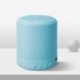 Fekete szín - Hordozható többszínű vezeték nélküli mélynyomó kis hangszóró A11 Macaron Mini Bluetooth hangszóró