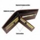 Szín: világos barna - Divatos rövid pénztárca, személyre szabott férfi érme pénztárca üzleti összecsukható