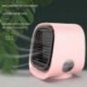 Szín: rózsaszín - M201 Mini Thermantidote USB asztali otthoni irodai klíma ventilátor hordozható léghűtő 5V 1A