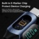 Szín: 100W CC fekete - Toocki Type C - Type C kábel 100 W PD gyorstöltő töltő USB C - USB C kijelző kábel Xiaomi POCO f3