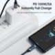 Szín: 66W AC kék - Toocki Type C - Type C kábel 100 W PD gyorstöltő töltő USB C - USB C kijelző kábel Xiaomi POCO f3