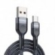 Szín: szürke fekete - Essager USB C típusú kábel vezeték Samsung Xiaomi Huawei gyorstöltő USB C kábel 3A Type-C töltő