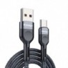 Szín: szürke fekete - Essager USB C típusú kábel vezeték Samsung Xiaomi Huawei gyorstöltő USB C kábel 3A Type-C töltő