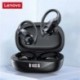 Fekete szín - Lenovo LP75 TWS 5.3 fülhallgató Bluetooth vezeték nélküli sport fejhallgató LED digitális kijelző HiFi