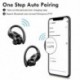 Fekete szín - Lenovo LP75 TWS 5.3 fülhallgató Bluetooth vezeték nélküli sport fejhallgató LED digitális kijelző HiFi