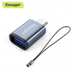 Szín: ezüst C – USB 2.0. - Essager OTG Adapter Type C USB 3.0 Type-C USB C dugó-USB aljzat konverter Macbook Xiaomi Samsung