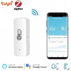 Tuya Smart WiFi Zigbee hőmérséklet és páratartalom érzékelő beltéri termosztát higrométer érzékelő támogatás