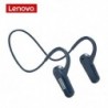 Szín: kék - Lenovo XE06 Bluetooth vezeték nélküli fejhallgató IPX7 vízálló fejhallgató kettős mikrofonos nyakpántos