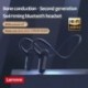 Szín: kék - Lenovo XE06 Bluetooth vezeték nélküli fejhallgató IPX7 vízálló fejhallgató kettős mikrofonos nyakpántos