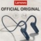 Szín: kék - Lenovo XE06 Bluetooth vezeték nélküli fejhallgató IPX7 vízálló fejhallgató kettős mikrofonos nyakpántos