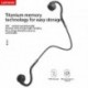 Fekete szín - Lenovo X5 Bone Conduction fejhallgató IPX8 vízálló beépített 8 GB memória vezeték nélküli Bluetooth