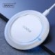 Fehér szín - 15 W gyors vezeték nélküli töltő Samsung Galaxy S20 S10 S9 S8 Note 10 9 8 USB Qi töltőpadhoz iPhone 13 12