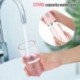 Szín: rózsaszín - Oral Irrigator Hordozható fogászati vízselyem USB újratölthető vízsugár fogselyem, 4 Jet Tip 220ml