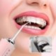 Szín: rózsaszín - Oral Irrigator Hordozható fogászati vízselyem USB újratölthető vízsugár fogselyem, 4 Jet Tip 220ml