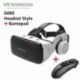Szín: G06E add gamepad - Eredeti VR Virtual Reality 3D szemüvegdoboz sztereó VR Google karton fejhallgató sisak IOS Android