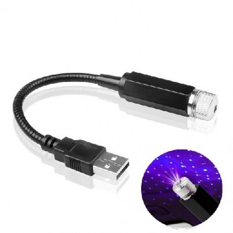 Szín: bule - Romantikus LED autótető csillag éjszakai fény projektor atmoszféra Galaxy lámpa USB dekoratív lámpa