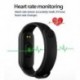 Fekete szín - M6 intelligens karkötő többfunkciós pulzusszám vérnyomásmérő Step Music Alvásfigyelő M6 Smart Fitness