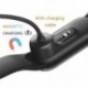 Fekete szín - M6 intelligens karkötő többfunkciós pulzusszám vérnyomásmérő Step Music Alvásfigyelő M6 Smart Fitness
