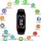 Fekete szín - M6 mágneses sport okos márka Bluetooth elektronikus Mi Fitness karkötő pulzusszám vérnyomásmérő okosóra