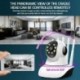 Érzékelő mérete: 1 2 8 - HD IP kamera vezeték nélküli 2MP 3MP otthoni biztonsági kamera éjjellátó kétirányú audio