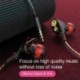 Szín: Arany - Earbuds Sport fejhallgató 3,5 mm-es zajszigetelő fülhallgató, alacsony basszusú fülbe helyezhető