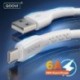 Szín: kék - QOOVI 6A USB Type C kábel 66W gyorstöltés Huawei P40 Mate 30 Honor USB-C telefontöltő Type-C adatkábelhez