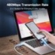 Szín: kék - QOOVI 6A USB Type C kábel 66W gyorstöltés Huawei P40 Mate 30 Honor USB-C telefontöltő Type-C adatkábelhez