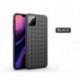 Fekete szín - Bőr légáteresztő hálós telefontok szövőrács iPhone 14 13 11 Pro Max 12 Mini Xs 6S 7 8 Plus X XR szilikon