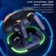 Fekete szín - Új PRO80 sztereó Bluetooth headset TWS5.1 intelligens érintőképernyős LED digitális kijelző Cool Breath