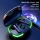 Fekete szín - Új PRO80 sztereó Bluetooth headset TWS5.1 intelligens érintőképernyős LED digitális kijelző Cool Breath