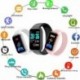 Szín: por - Y68 intelligens karkötő D20 pulzusszám intelligens karkötő Vérnyomás Sport Bluetooth óra Színes képernyő