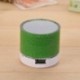 Szín: zöld - Új Mini hordozható autós audio A9 Dazzling Crack LED vezeték nélküli Bluetooth 4.1 mélynyomó hangszóró