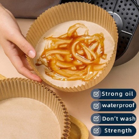 : Pocket 50 csomag színben - EW Air Fryer Speciális Papír Szilikon Olaj Papírtálca Papírtartó Kerek Olajelnyelő Papír
