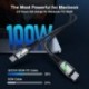 Szín: ezüst - QOOVI 100 W USB C – USB Type C kábel PD Quick Charge 4.0 gyorstöltés Xiaomi Mi11 Samsung Macbook iPad USB-C