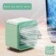 Szín: fekete-fehér - Vízhűtéses párásító spray-hűtő asztali hűtés USB kis ventilátor diák hordozható kollégiumi