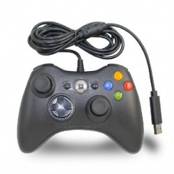 : Fekete - Xbox Wired Gamepad G vezeték nélküli dupla vibrációjú Android PC számítógép PS3 konzol Xbox fogantyú