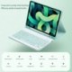 Szín: Rózsaszín védőtok Keyboard Mouse - iPad védőtok Air 4 10.2 Bluetooth billentyűzet védőtok Pro9.7/10.2 bőrtok