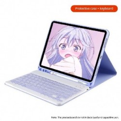 Szín: Lila védőtok Billentyűzet - iPad védőtok Air 4 10.2 Bluetooth billentyűzet védőtok Pro9.7/10.2 bőrtok