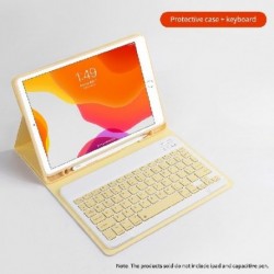 Szín: Sárga védőtok Billentyűzet - iPad védőtok Air 4 10.2 Bluetooth billentyűzet védőtok Pro9.7/10.2 bőrtok