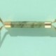 Forma: Xiuyan jade zöld kétfejű görgő - 1db Face Massager Roller természetes karcsúsító szépség nyak vékony eszköz