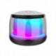 Fekete szín - Mini mélynyomó Bluetooth hangszóró kültéri hordozható pántos Bluetooth hangszóró asztali színes acél