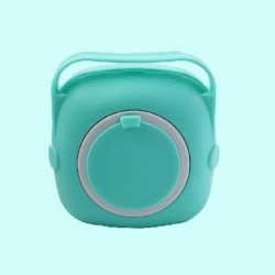 Szín: zöld - Baby Shower eszköz masszázskefe Biztonságos baba puha szőr sampon kefe fürdőkefe háztartási szilikon