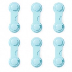 Szín: 6 Rövid zár Zöld - Gyermekzár Fiókzár Hűtőszekrény Záró Szekrény Ajtózár Többfunkciós védőkellékek