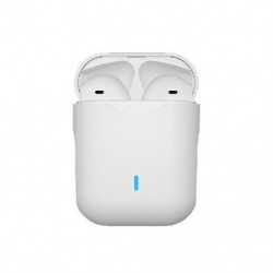 Fehér szín - I12pro Macaron Bluetooth Headset Touch I12 Wireless Binaurális Bluetooth Sport Headset 5.0