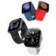 Szín: x6 piros - X6 intelligens karkötő Bluetooth hanghívás zenelejátszás pulzusszám X7 1.54 Full Touch sport karkötő