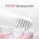 Szín: rózsaszín - Seago Sonic Wave elektromos fogkefe gyerekeknek 3-6-12 éves kortól, diák, puha haj, újratölthető