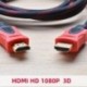 Szín: 1 5 m - Piros és fekete HDMI kábel Video HD 1.4 verzió adatkábel P kábel Réz TV számítógép kábel