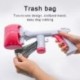 Szín: Szemeteszsák 8 tekercs - Kisállat hordozható kültéri tisztító szemétszedő eszköz kakitáska gyűjtő